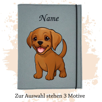 Dokumentenhülle für den Labrador foxred